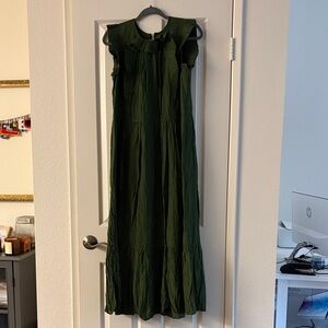 Sea New York Forest Green Maxi Dress